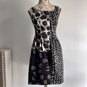 Moschino Cheap and Chic Polka Dot Y2K Midi Dress